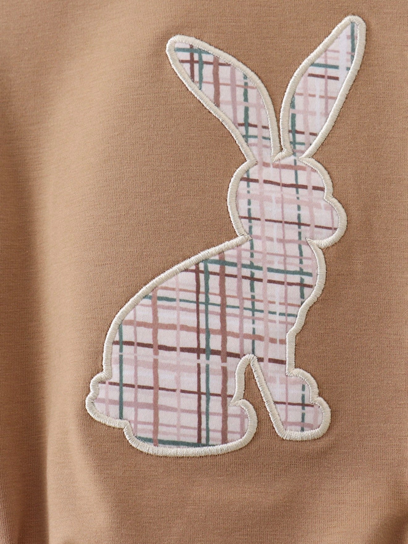 Caramel Bunny Plaid Bubble