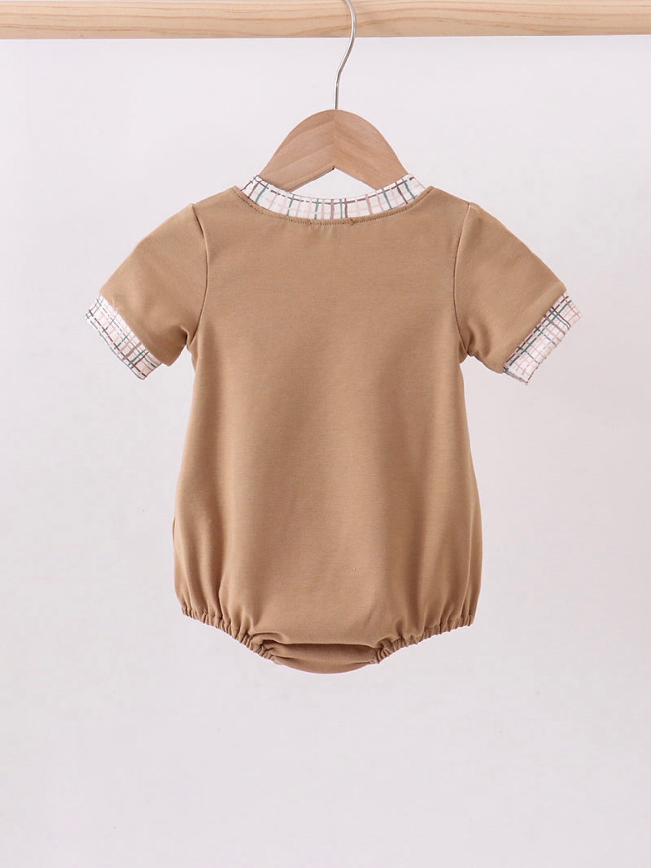 Caramel Bunny Plaid Bubble