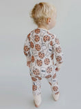Load image into Gallery viewer, Bamboo Zip Romper | Milk & Cookies
