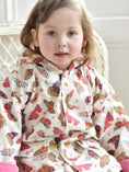 Load image into Gallery viewer, Butterfly Print Raincoat
