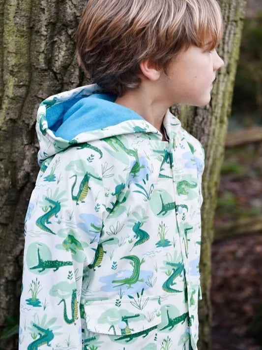Crocodile Print Raincoat
