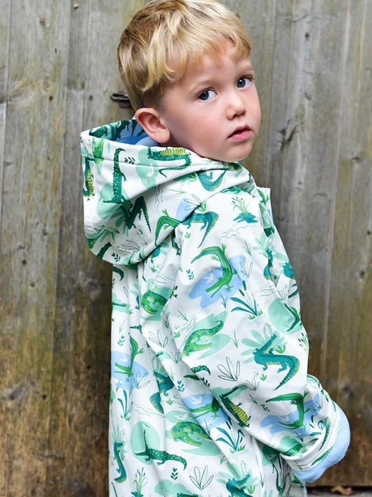 Crocodile Print Raincoat