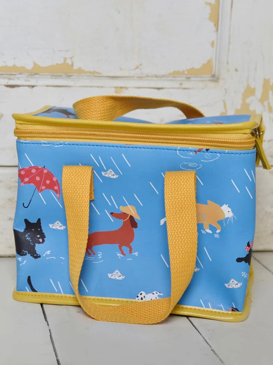 Cats & Dogs Print Lunch Bag