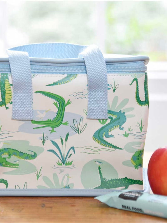 Crocodile Print Lunch Bag