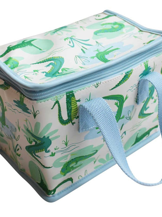 Crocodile Print Lunch Bag