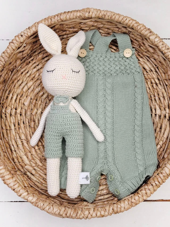 UNISEX KNITTED CHARLIE ROMPER
