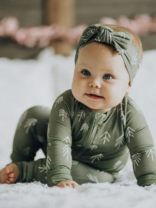 ZIP ROMPER- Trees