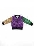 Load image into Gallery viewer, Mardi Gras Sequin Jacket
