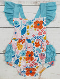 Load image into Gallery viewer, Baby Girls Flower Ruffle Bubble
