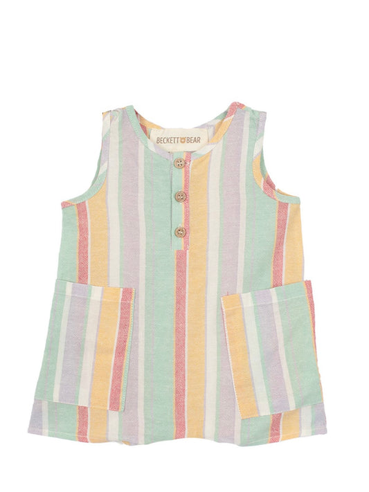 Malibu Baby Button Romper