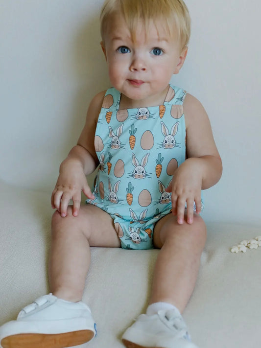 Blue Bunny Bamboo Sun Bubble with Adjustable Straps