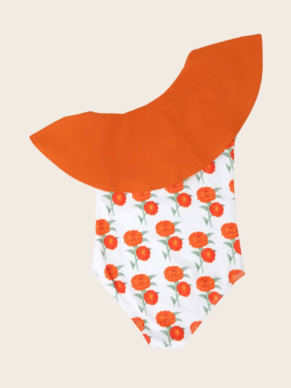 Naples Floral One Shoulder One Piece Tank