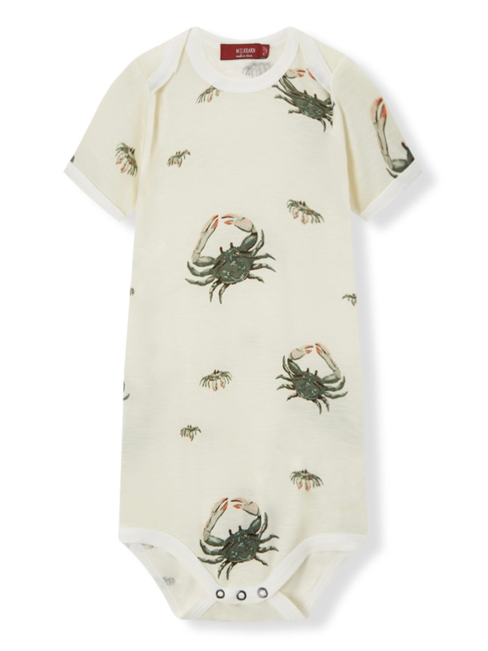 Coastal Crab Bamboo Short Sleeve One Piece