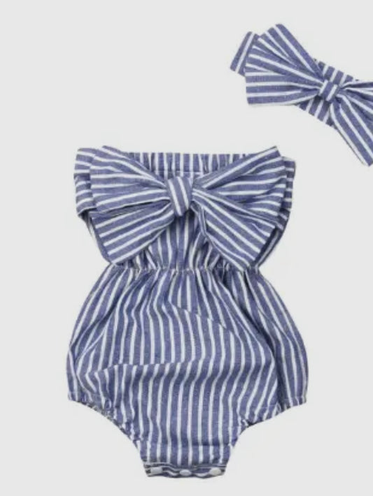 Little Miss Bow Romper