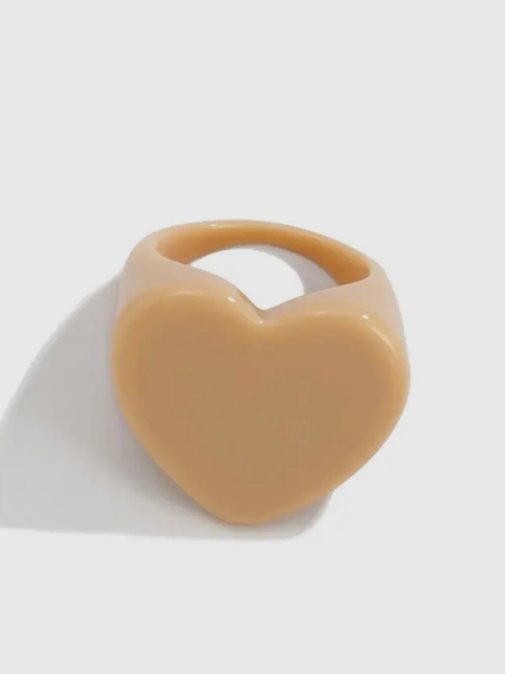 Heart Shape Acrylic Ring