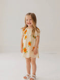 Load image into Gallery viewer, Pleated Petals Yellow Dress
