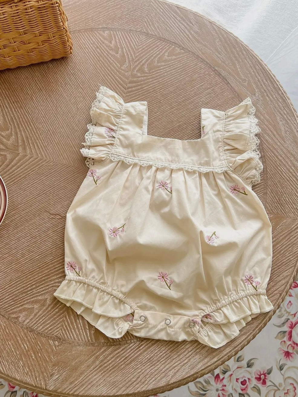 Ruffled Floral Bubble