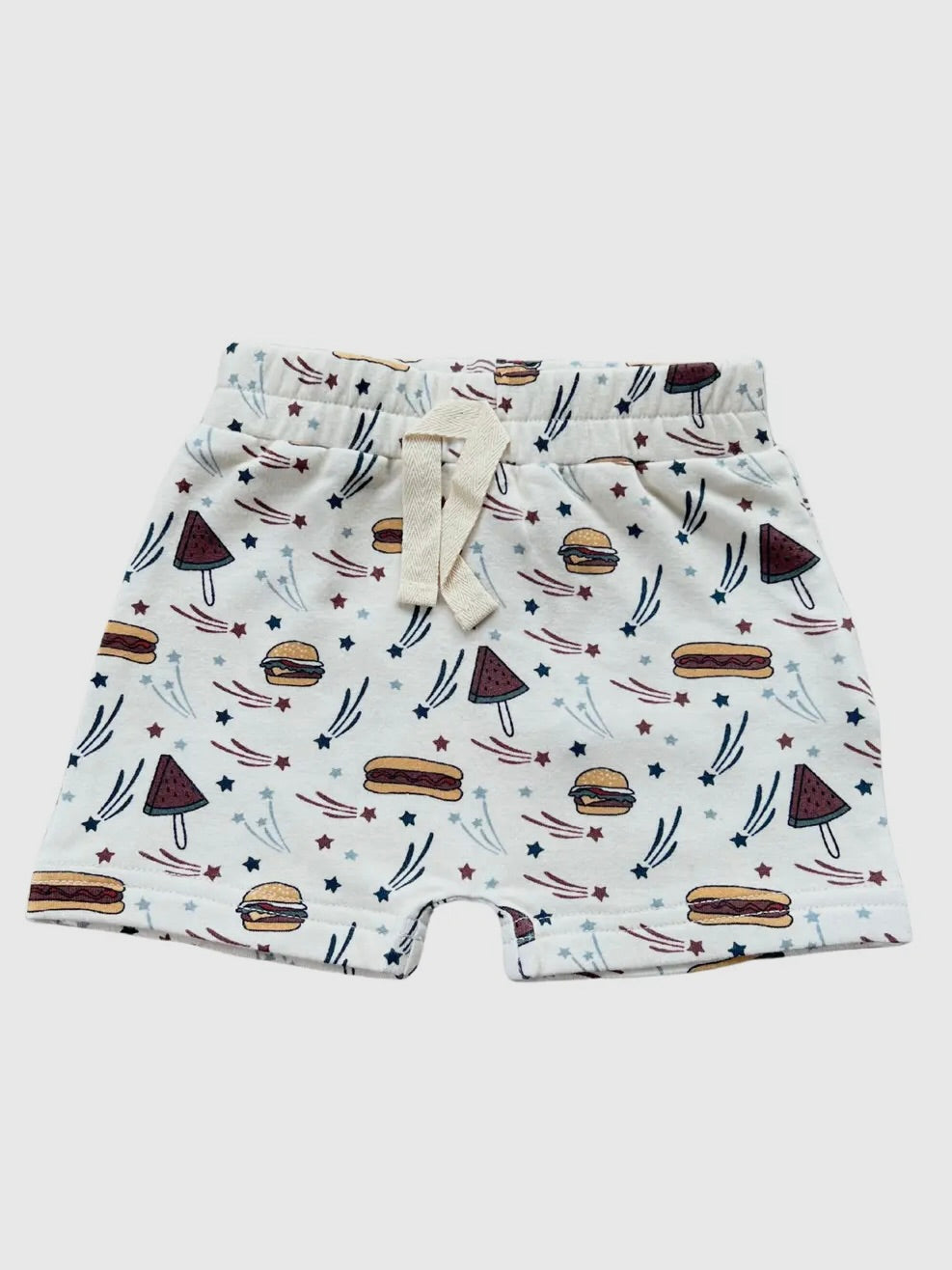 Burgers 'n Dogs  Harem Shorts