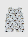 Load image into Gallery viewer, Burgers 'n Dogs Sleeveless Romper
