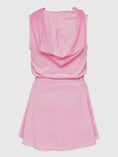 Load image into Gallery viewer, Sleeveless Hooded Velour Dress with Half Zip
