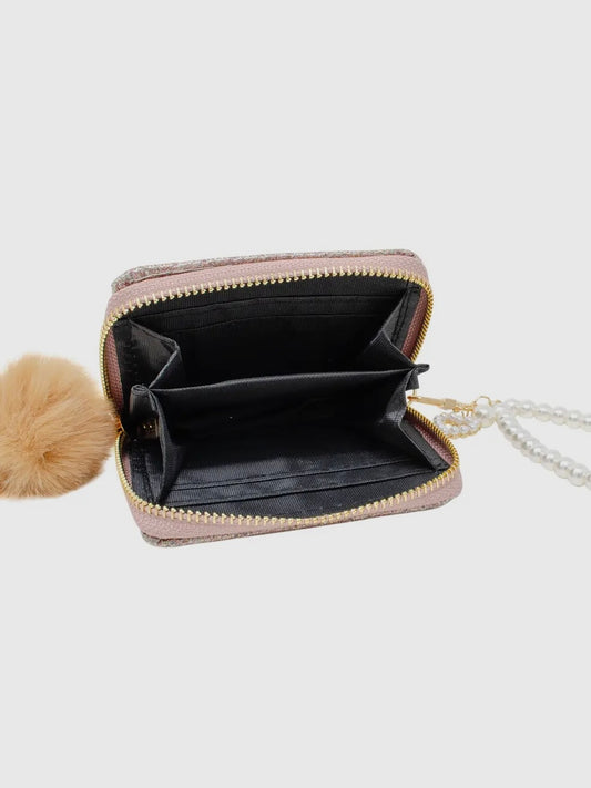 Sparkle Pearl Strap Wallet