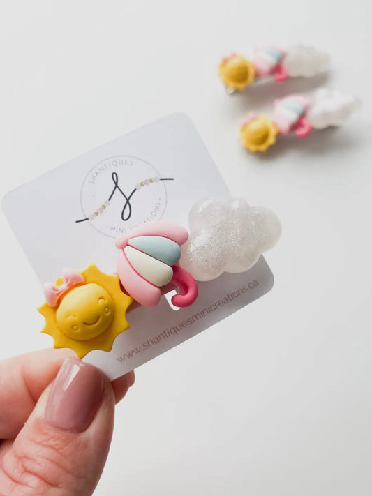 Spring Fun - Alligator Bar Clips