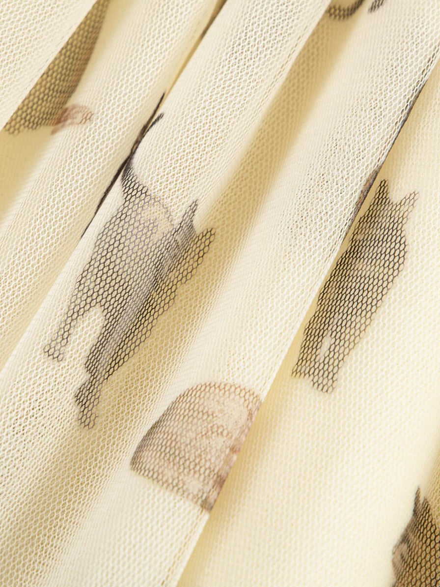 Cat Cotton Stretch Ballet Dress