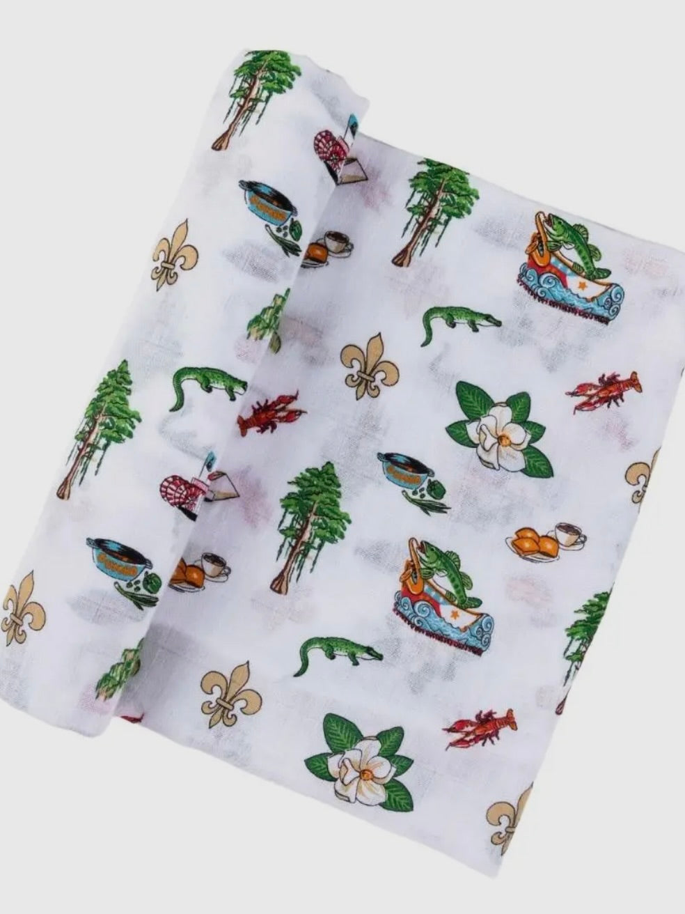 Louisiana Swaddle Blanket
