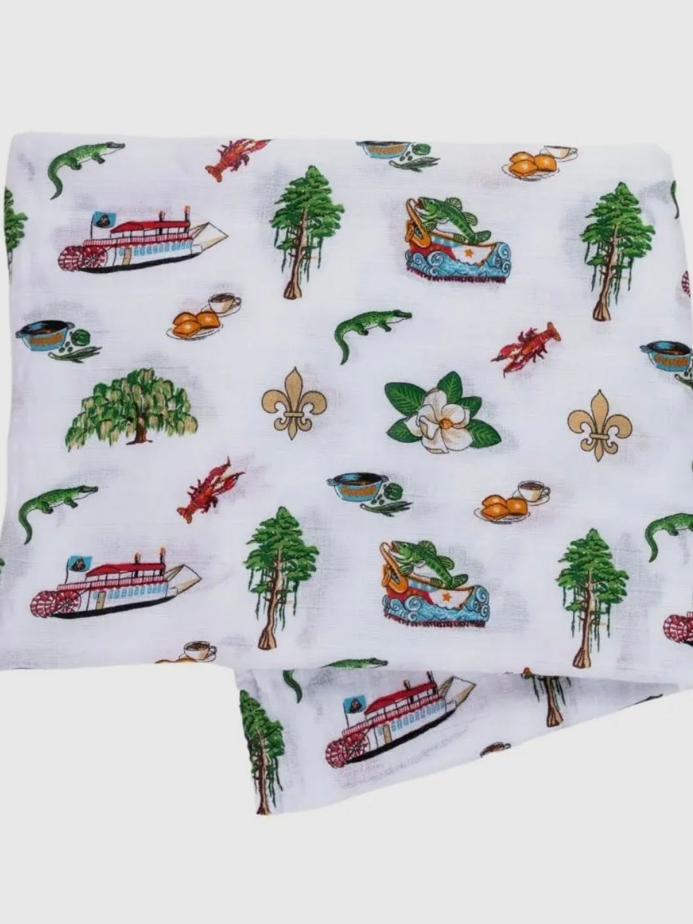 Louisiana Swaddle Blanket