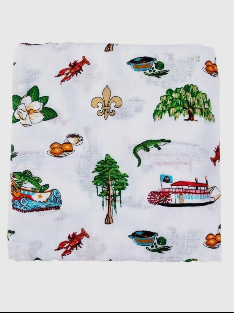 Louisiana Swaddle Blanket