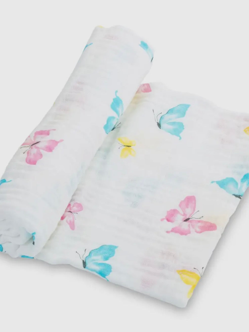 Butterfly Kisses Baby Muslin Swaddle Blanket