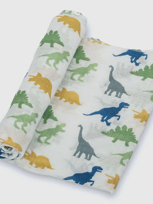 Rawr-Some Baby Muslin Swaddle Blanket