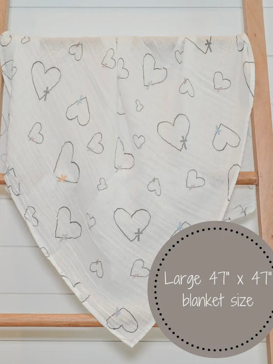 The Love of Christ Baby Muslin Swaddle Blanket