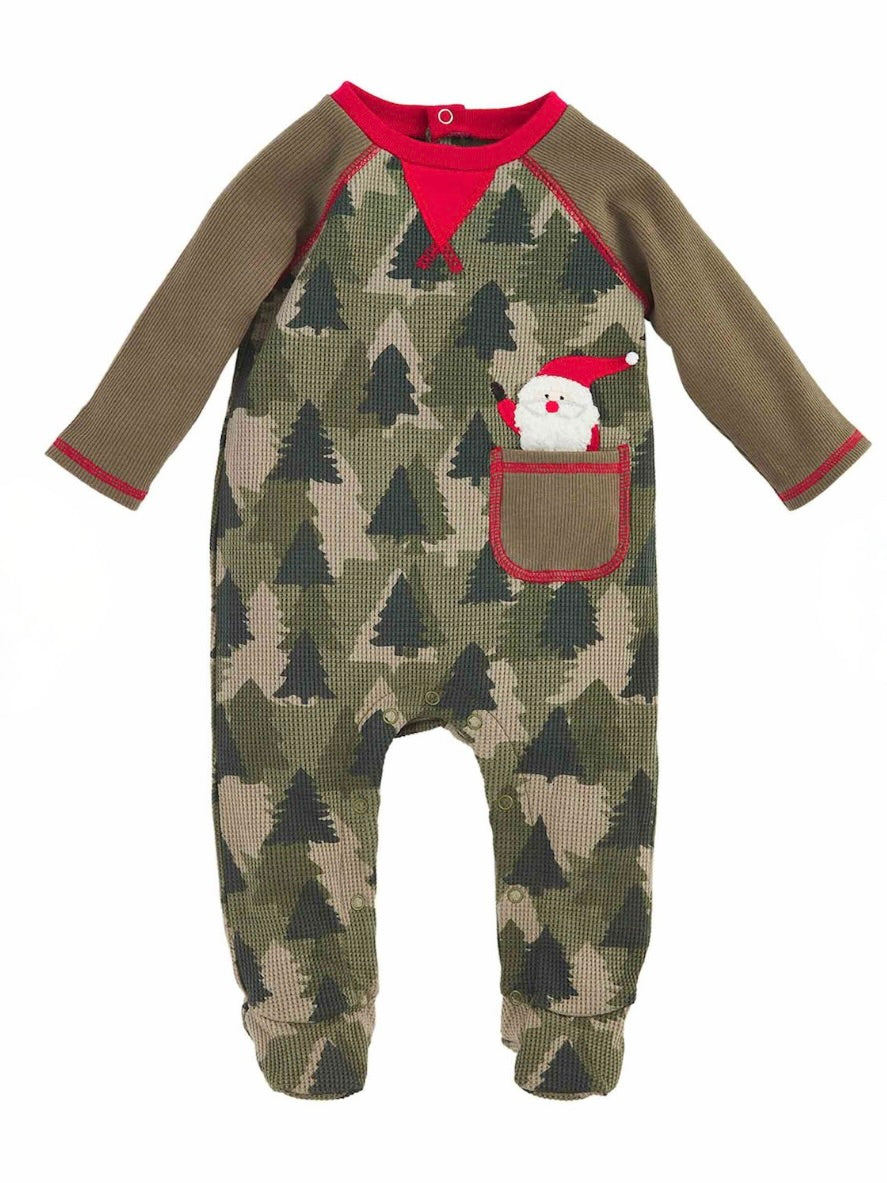 Camo Christmas Tree Baby Sleeper