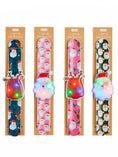 Load image into Gallery viewer, Christmas Light-Up Slap Bracelets

