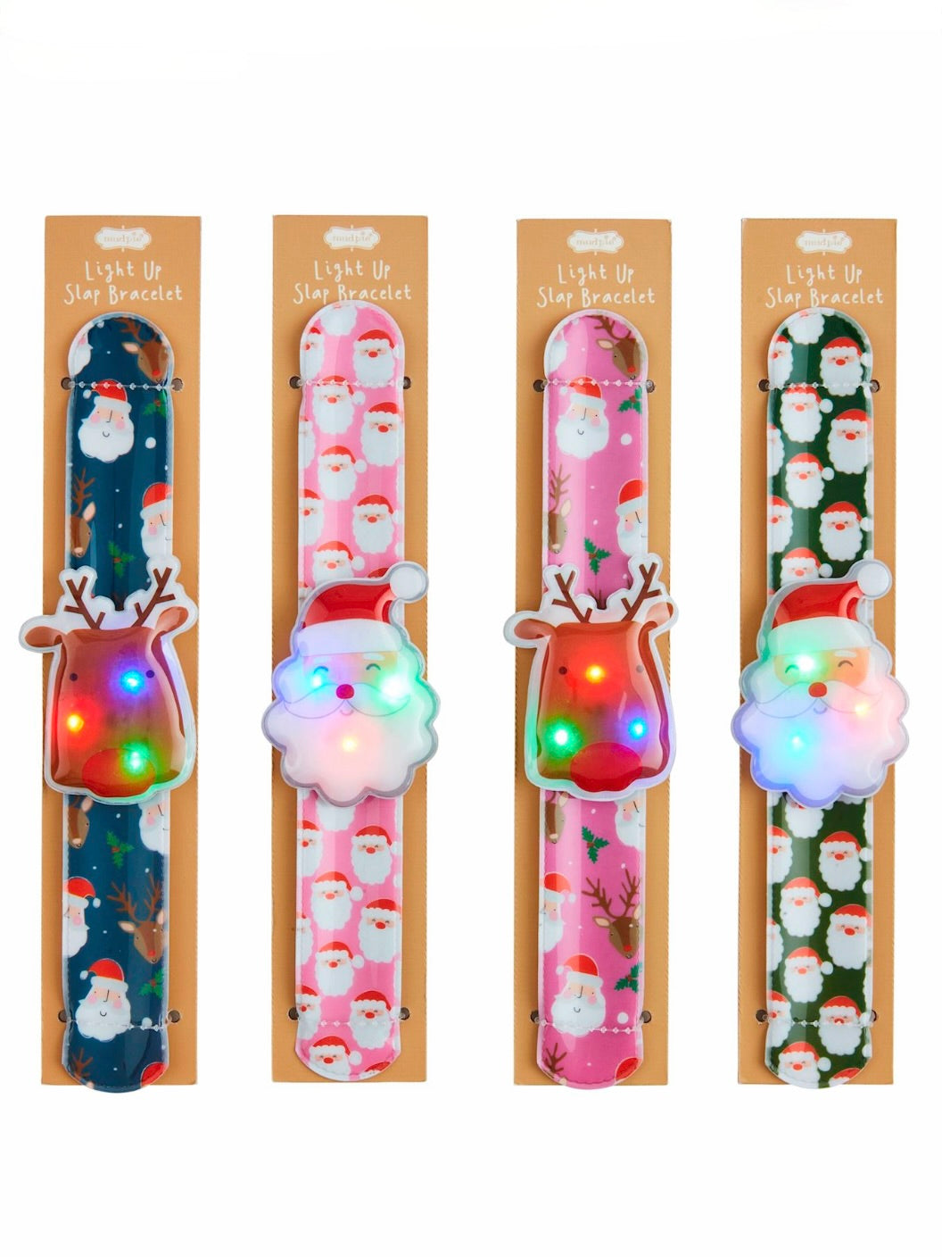 Christmas Light-Up Slap Bracelets