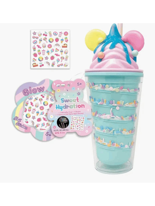Sweet Hydration Rainbow Tumbler Cup