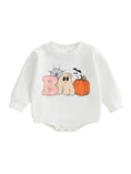 Load image into Gallery viewer, Halloween Pumpkin Print Romper
