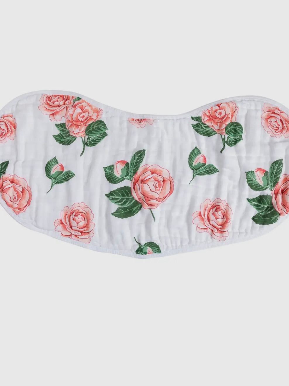 Camellia Baby 2-in-1 Burp Cloth and Bib (Floral)