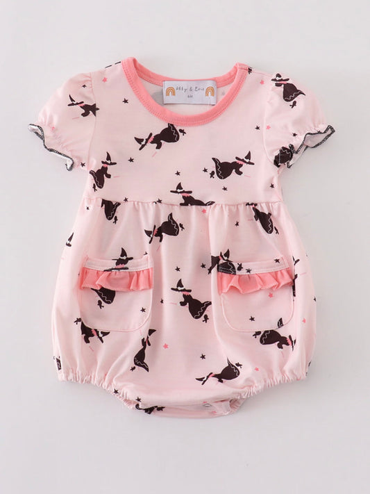 Pink Bat Print Bubble