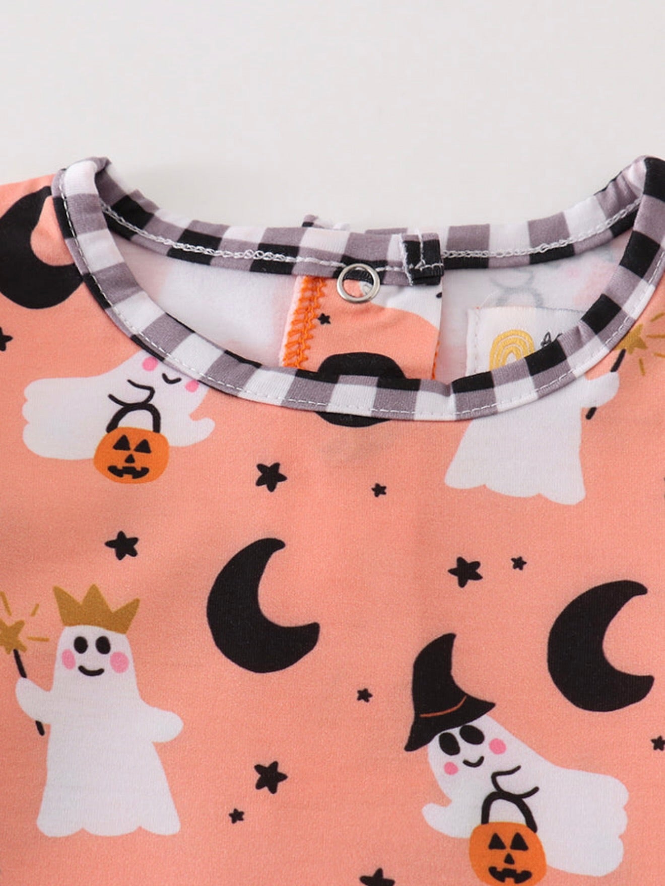 Premium Orange Halloween Ghost Bubble