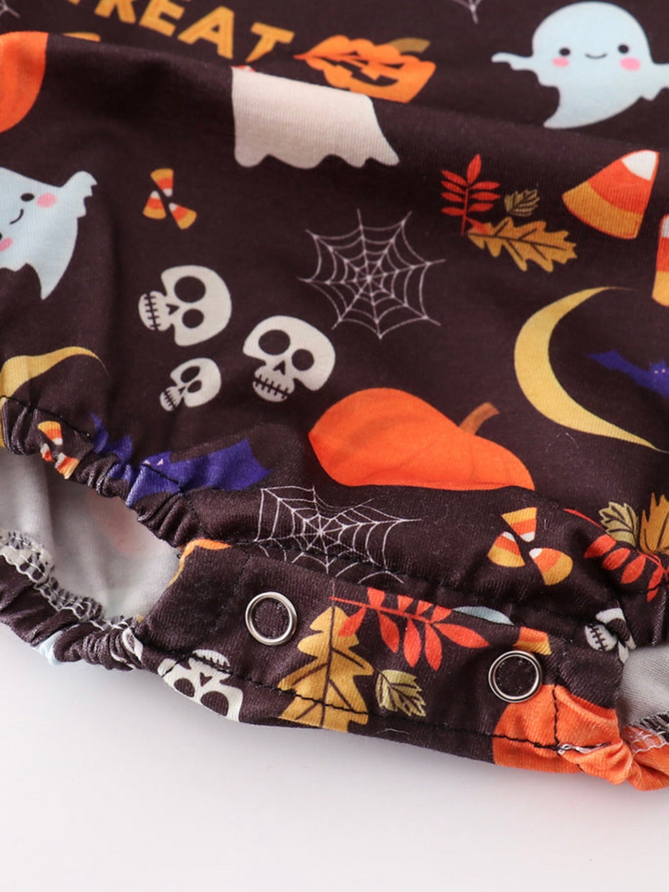 Orange Halloween Ruffle Bubble