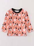 Load image into Gallery viewer, Premium Orange Halloween Ghost Top
