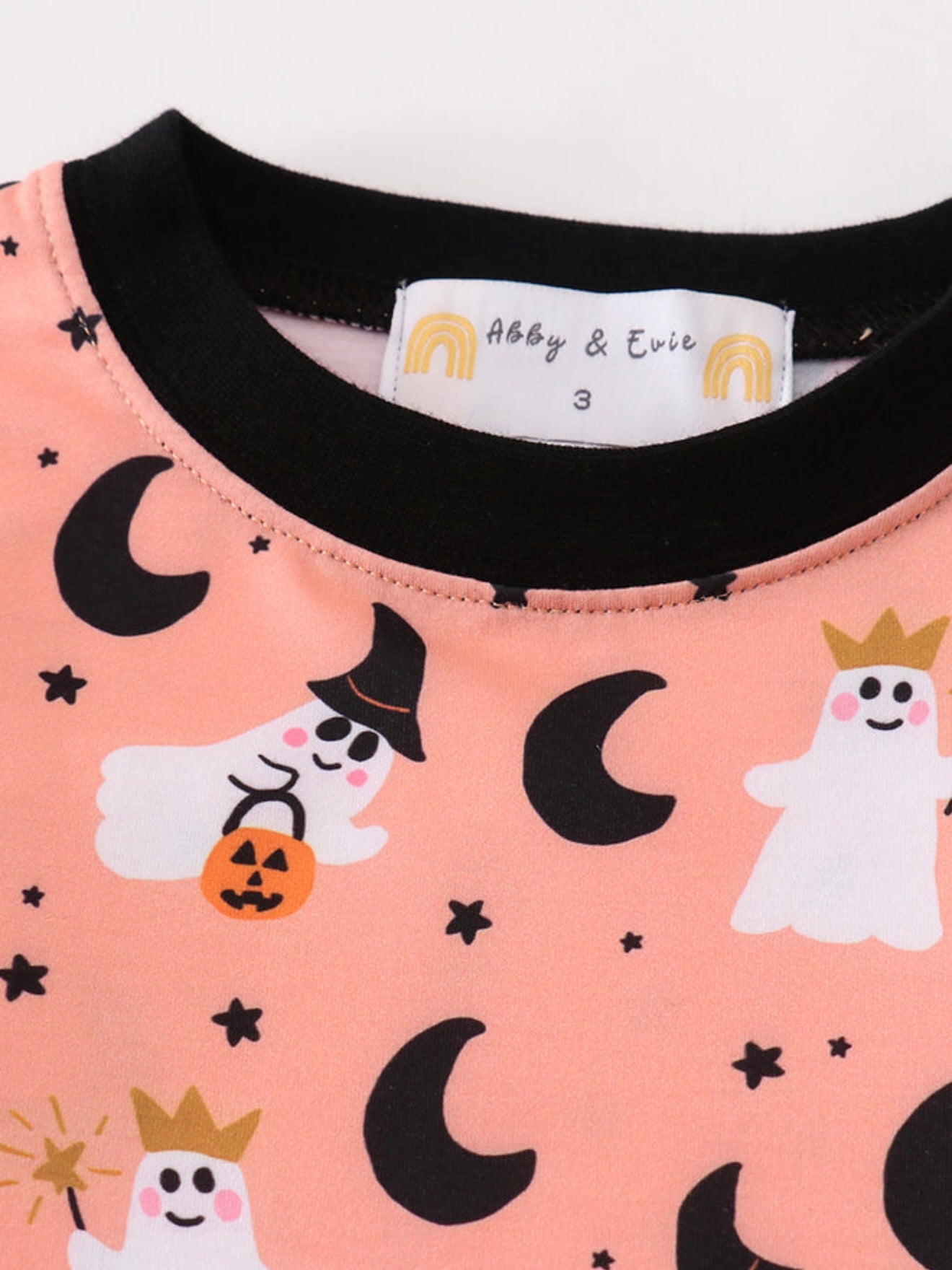 Premium Orange Halloween Ghost Top