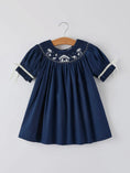 Load image into Gallery viewer, The Navy Nativity Dress
