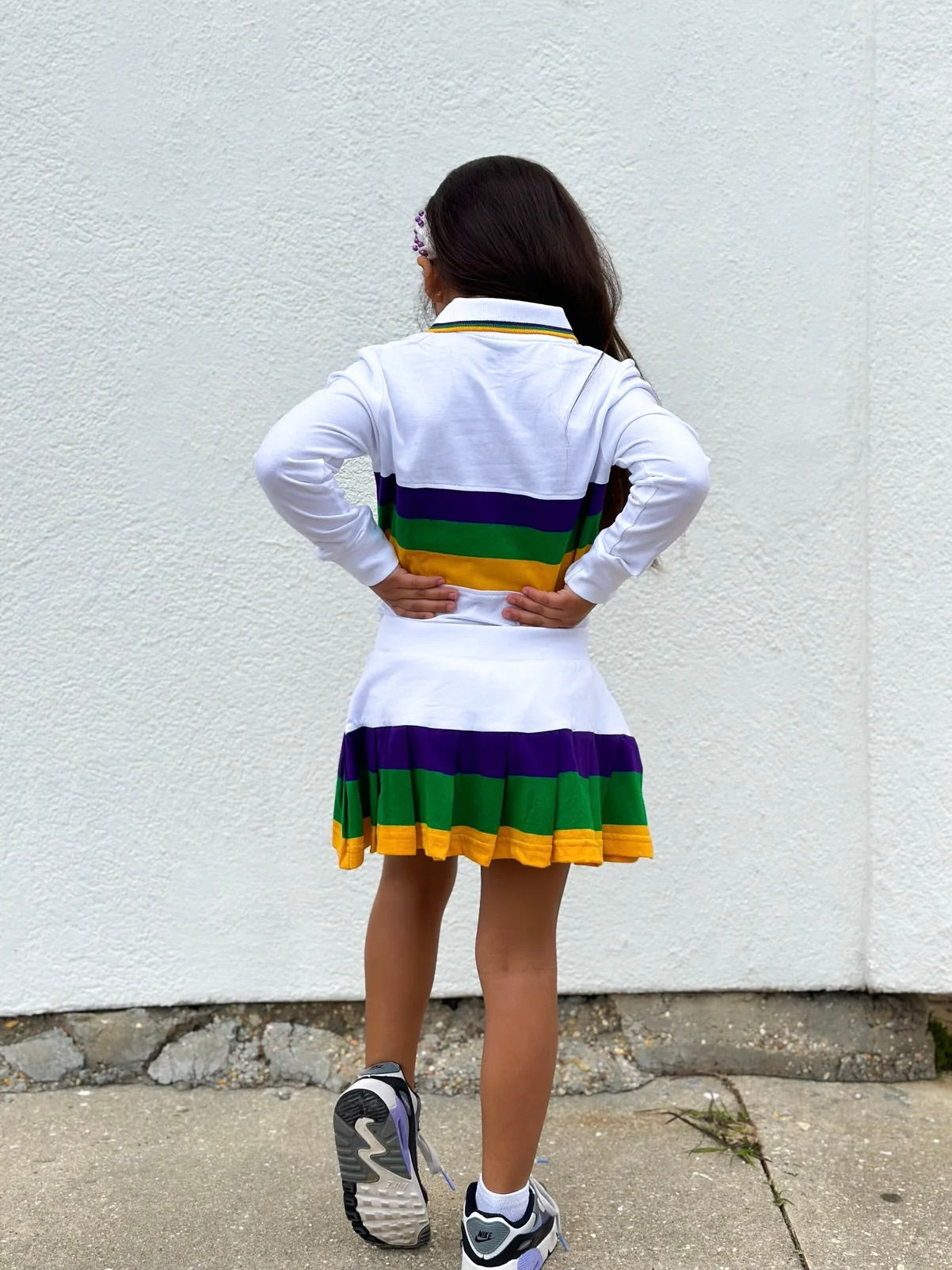 SKORTS JUNIOR PLEATED - WHITE