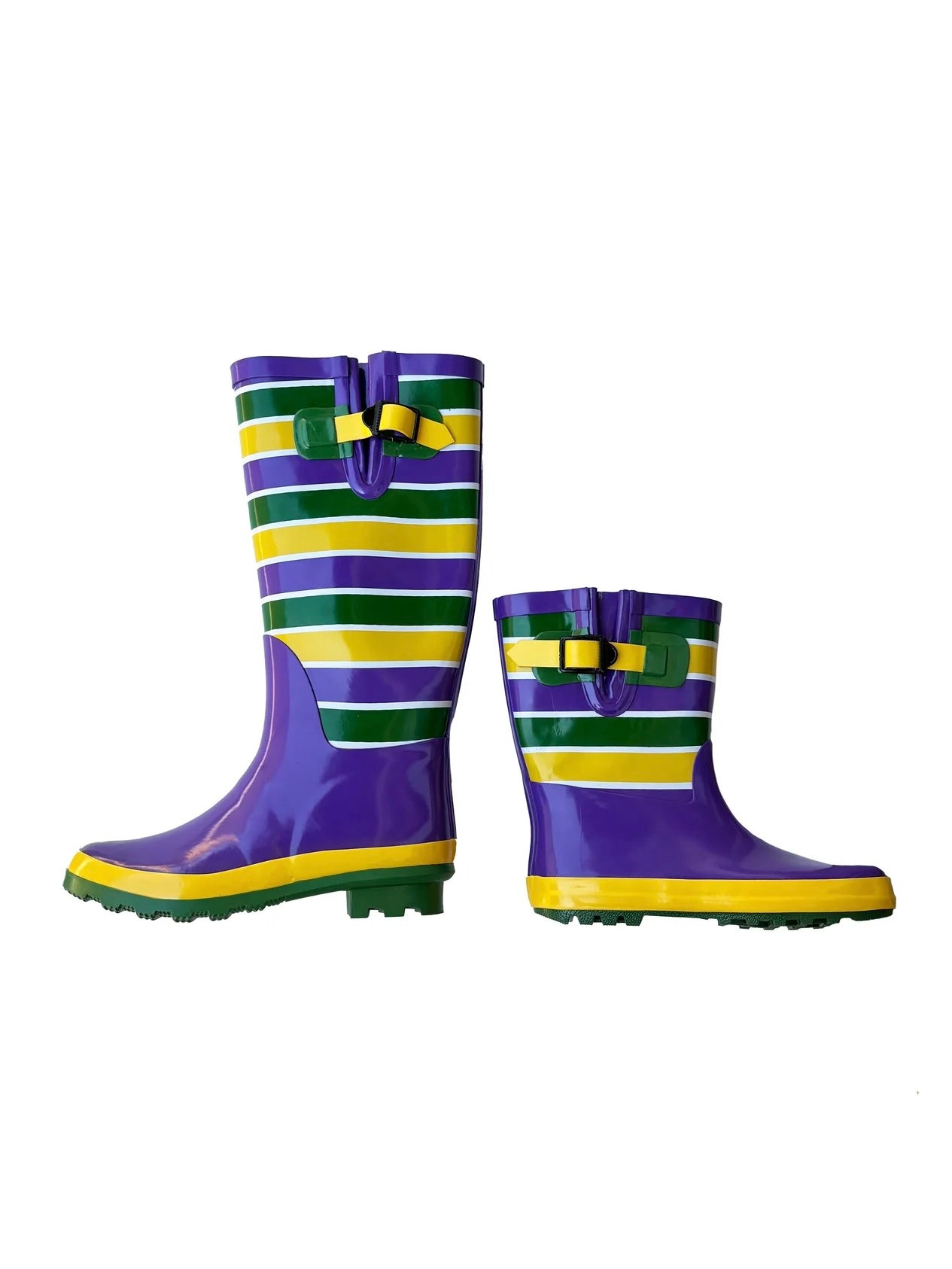 Unisex Striped Rain Boots - Toddler UNISEX STRIPED RAIN BOOTS - TODDLER