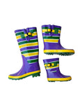 Load image into Gallery viewer, Unisex Striped Rain Boots - Toddler UNISEX STRIPED RAIN BOOTS - TODDLER
