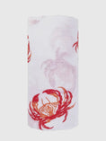 Load image into Gallery viewer, Pink Crab Baby Muslin Swaddle Receiving Blanket
