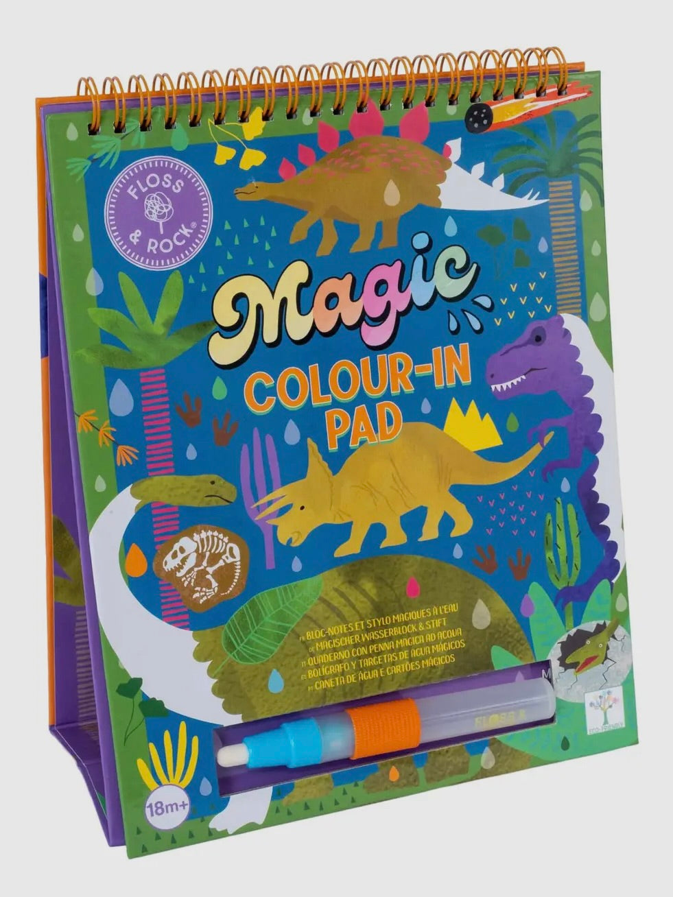 Dino Easel Watercard and Pen